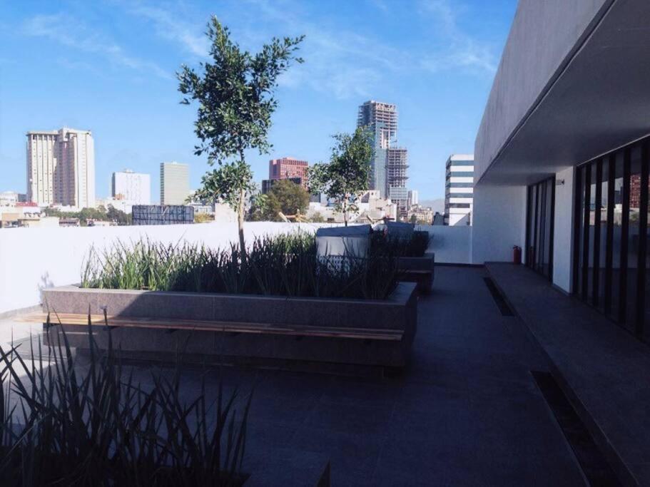 Secure, Central And Quiet Apartment Work Or Travel Ciudad de México Exterior foto